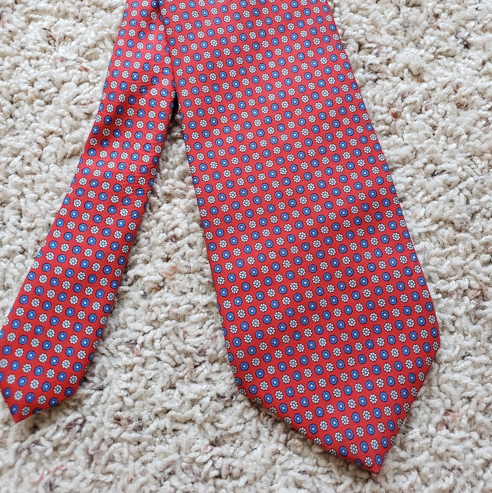 Brooks Brothers Silk Tie Red and Blue